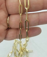 Load image into Gallery viewer, PAPER CLIP GOLD CHAIN NECKLACE - MICHAEL K. JEWELERS