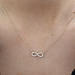 Load image into Gallery viewer, DIAMOND INFINITY NECKLACE - MICHAEL K. JEWELERS