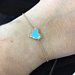Load image into Gallery viewer, DIAMOND AND TURQUOISE HEART BRACELET