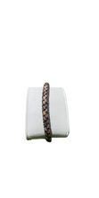 Load image into Gallery viewer, ANTIQUE BROWN BRAIDED LEATHER BRACELET - MICHAEL K. JEWELERS