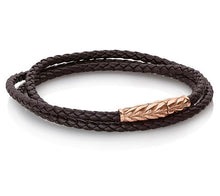 Load image into Gallery viewer, TRIPLE WRAP LEATHER BRACELET - MICHAEL K. JEWELERS