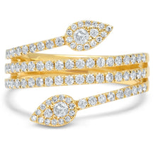 Load image into Gallery viewer, PEAR SHAPED VIPER DIAMOND RING