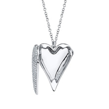 Load image into Gallery viewer, HEART LOCKET DIAMOND NECKLACE